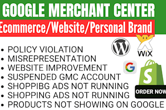 fix gmc issues misrepresentation google ads suspension product feed disapproval