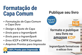 formato e publique seu livro na amazon KDP ingramspark formatacao e edicao livro
