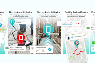 design app screenshots for app store and play store