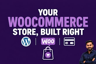 setup, customize and configure wordpress woocommerce store