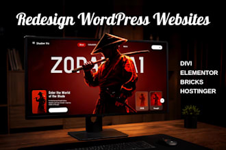 clone revamp refresh wordpress site elementor pro hostinger website redesign