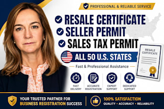 get your resale certificate, seller permit, sales tax permit in any US state