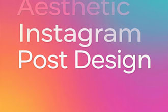 design aesthetic instagram posts and carousels in canva