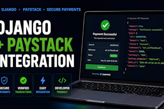 integrate paystack payment gateway into your django rest API backend