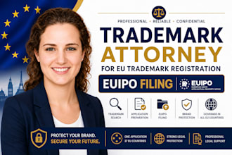 be your trademark attorney for eu trademark registration and euipo filing
