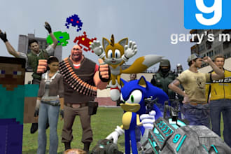 professionally rig or port sfm model to gmod aka garrys mod
