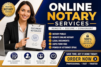 do online notary notary public remote notary legai documents usps form 1583 poa