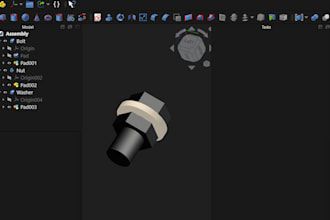 create 2d autocad drawings and 3d freecad or solidworks models