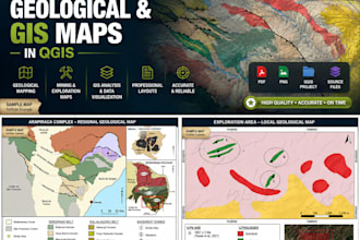 create professional geological, mining and gis maps in qgis