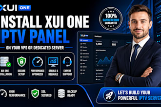 install xui one iptv panel on your vps or dedicated server