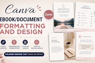 canva ebook design ebook formatting branded document design document formatting
