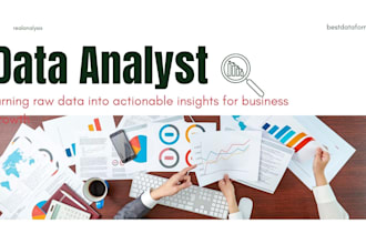 do data analysis using python to visualise your data