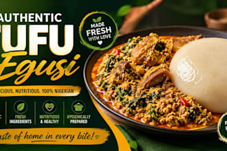 teach you how to cook authentic nigerian fufu and egusi soup