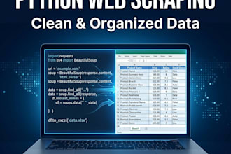 scrape websites and deliver clean excel or CSV data