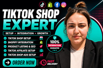 setup tiktok shop, tiktok affiliate, tiktok shop ads and shopify