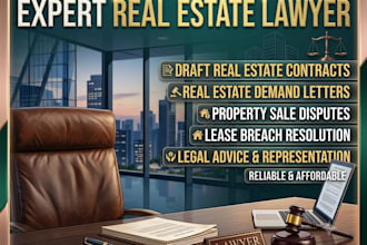 draft real estate contracts, demand letters, and handle lease breach disputes