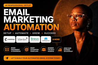 setup email marketing automation with mailchimp kalviyo and CRM