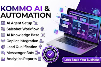 setup kommo ai agents, salesbots, and automated messenger workflows