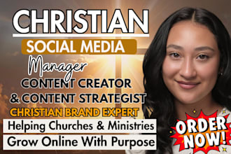 manage christian social media marketing for church and ministry pages