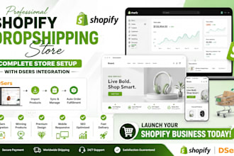 build shopify dropshipping store with dsers integration