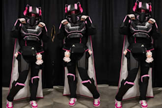 custom cosplay eva foam weapon pepakura stl file wearable armor comic con custom