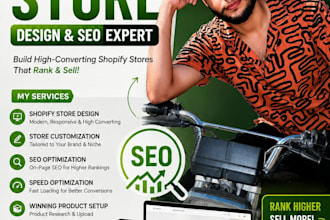 we design and redesign shopify stores, landing pages, and dropshipping sites