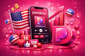 do organic pandora music promotion for increase target to USA audience