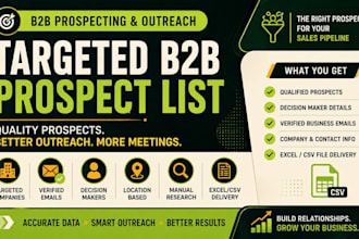 generate verified b2b leads for recruitment and staffing agencies
