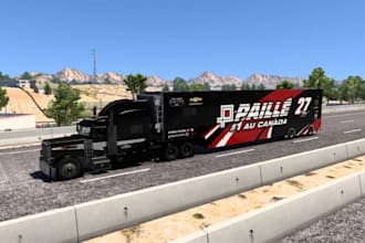 create farming simulator ets2 ats2 skin paint custom map truck farm house