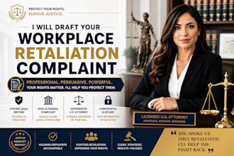 draft workplace retaliation complaint, eeoc retaliation complaint, demand letter