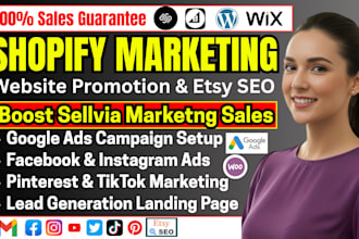 boost shopify sales website promotion sellvia marketing etsy seo book marketing