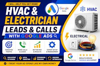 run google ads for hvac and electrician businesses to get more calls