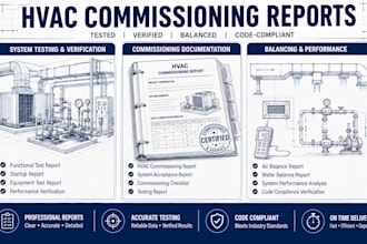 hvac commissioning report testing and system verification