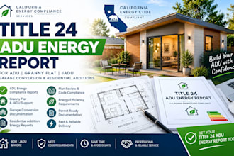 california title 24, adu energy report energy compliance