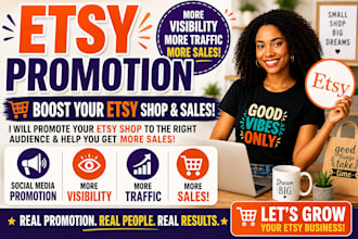 do etsy shop promotion campaigns to increase etsy traffic and boost sales