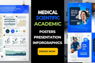 design medical, scientific, academic research conference poster presentation