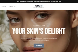 skincare website skincare skincare shopify beauty store beauty website