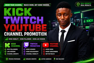 kick promotion twitch promotion twitch affiliate live viewers, kick followers