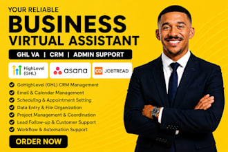 be your business virtual assistant, gohighlevel VA, jobtread, scheduling va, p6