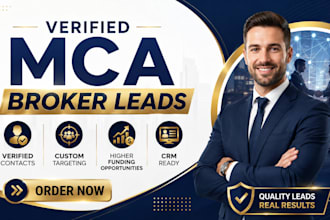 generate exclusive mca broker leads with verified contacts