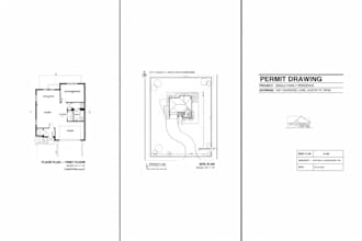 create USA architect floor plans site plan permit drawings for arizona and idaho