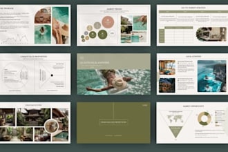 design commercial real estate investment sales deck, property om presentation