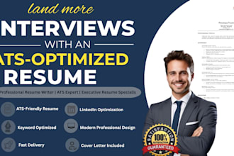 provide a professional ats resume cover letter linkedin opt