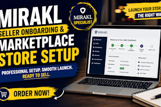 professionally setup your mirakl seller account and marketplace store