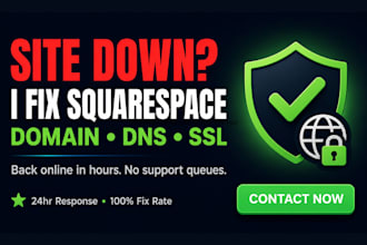fix squarespace domain dns ssl to stop revenue loss