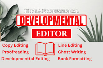 professionally developmental edit your book