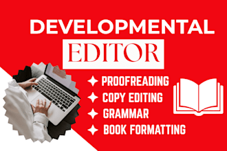 professionally developmental edit your book