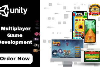 develop a multiplayer game for android, ios, pc, and web