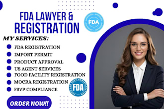 handle fda registration, product labelling, import permit, fda compliance, fsvp