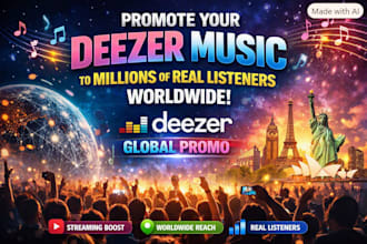 promote your deezer music to millions of real listeners worldwide